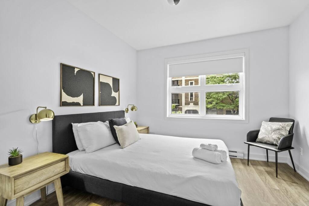 Stylish 2 Bedroom Haven By Jean Talon Market Монреаль Экстерьер фото
